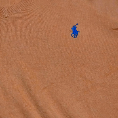 Sueter Ralph Lauren Grande L Naranja Algodon Pima
