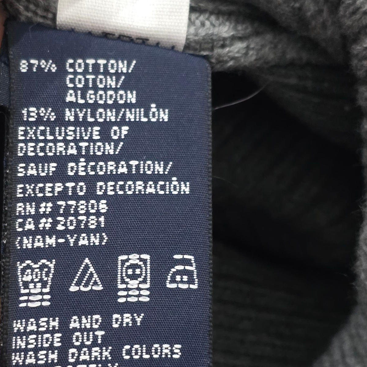 Sueter Tommy Hilfiger Mediana M Gris