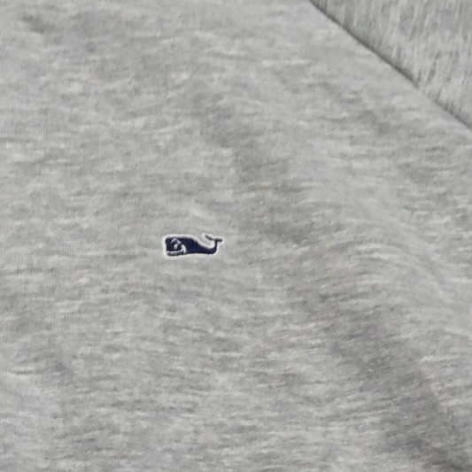 Sueter Vineyard Vines Cierre Corto Gris