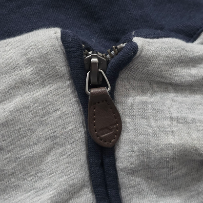 Sueter Vineyard Vines Cierre Corto Gris