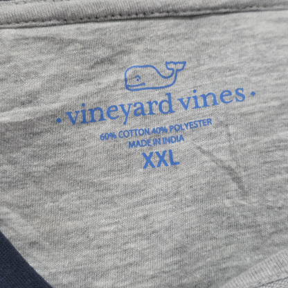 Sueter Vineyard Vines Cierre Corto Gris