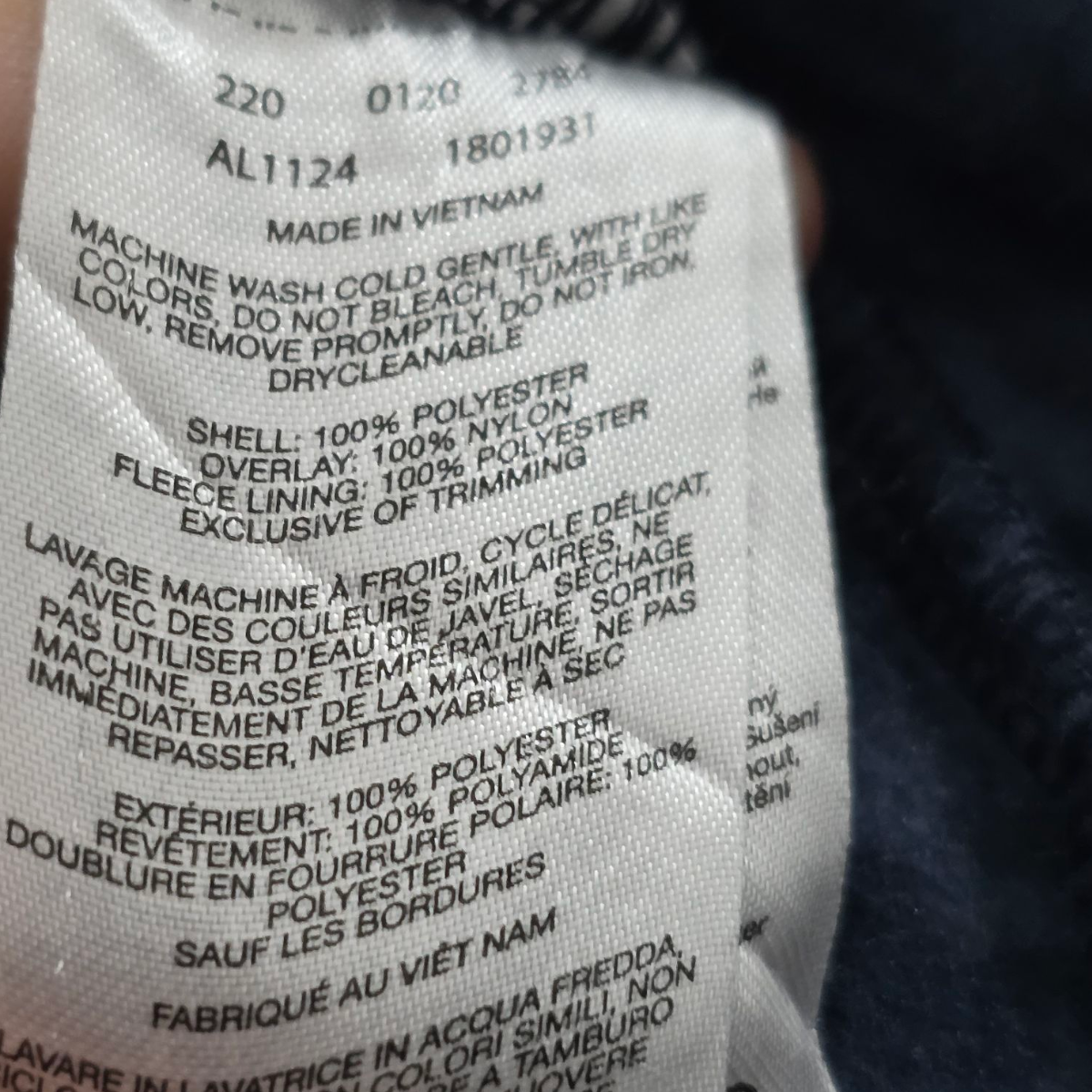 Sudadera Columbia Chico S Azul Polar