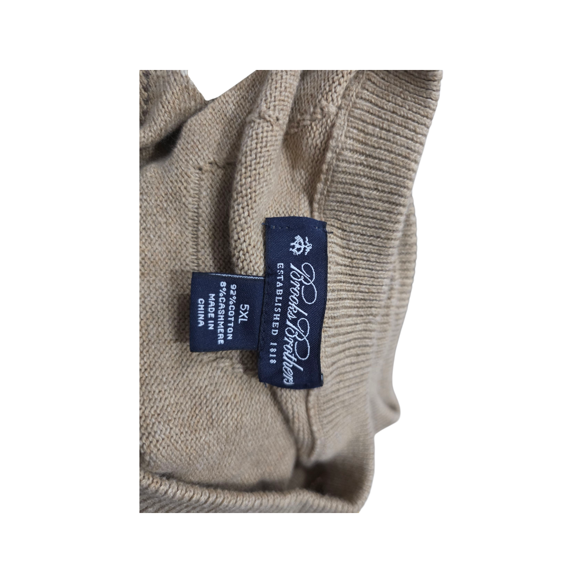 Chaleco Brooks Brothers 5xl Cafe Figuras