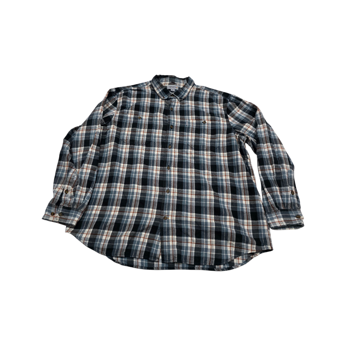 Camisa Carhartt 2xl Regular Cuadro Azul