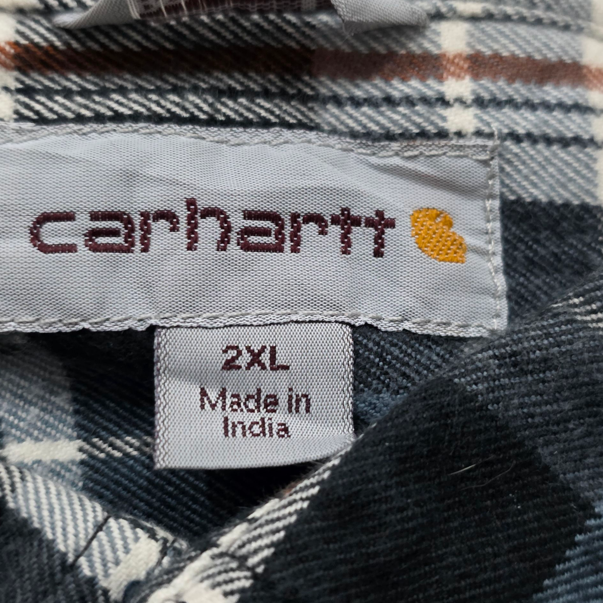 Camisa Carhartt 2xl Regular Cuadro Azul