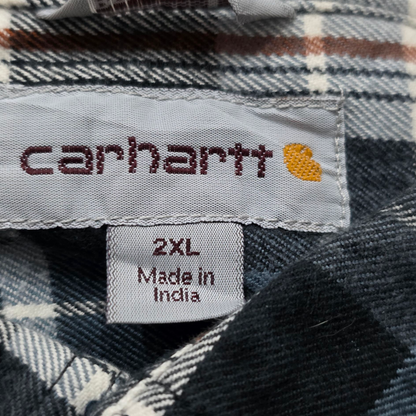 Camisa Carhartt 2xl Regular Cuadro Azul