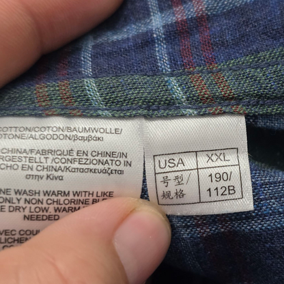 Camisa Brooks Brothers 2xl Regent Cuadro Azul