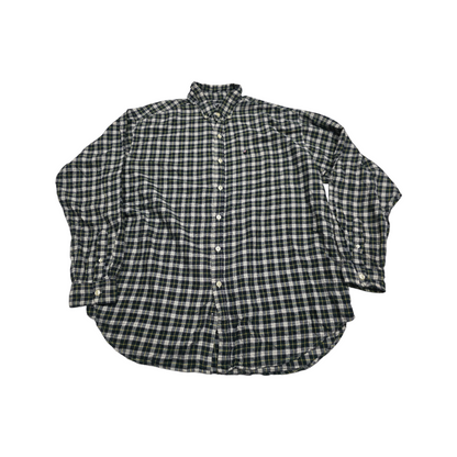 Camisa Ralph Lauren Xgrande Xl Cuadro Verde Y Azul