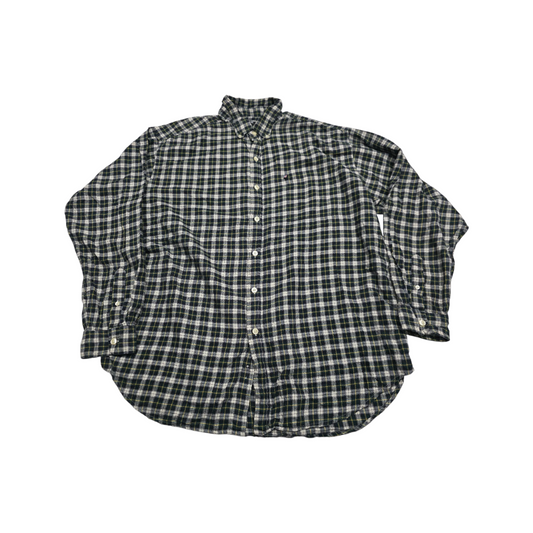 Camisa Ralph Lauren Xgrande Xl Cuadro Verde Y Azul