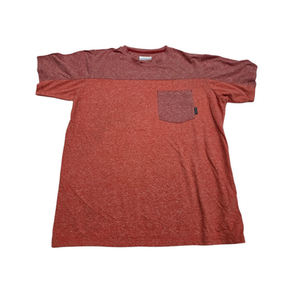 Playera Columbia Xgrande Xl Coral Oscuro