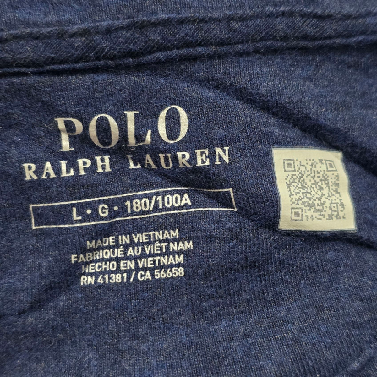 Sueter Ligero Ralph Lauren Grande L Deportivo Azul
