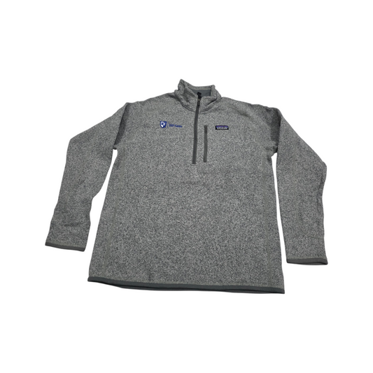 Sudadera Patagoni Grande L Gris Medio Cierre