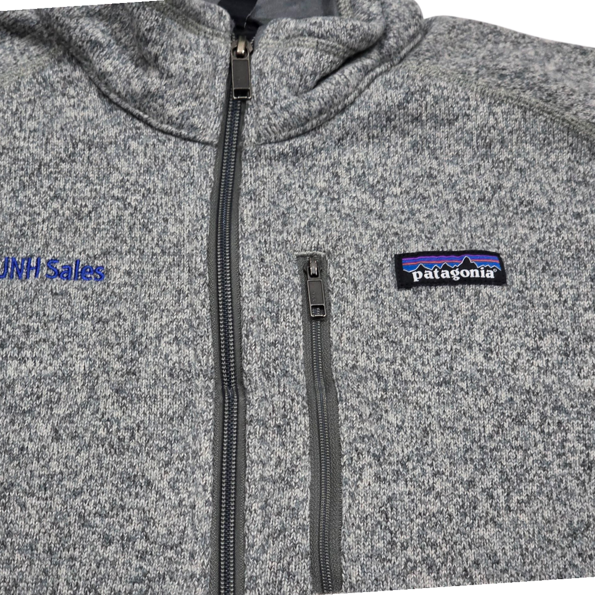 Sudadera Patagoni Grande L Gris Medio Cierre