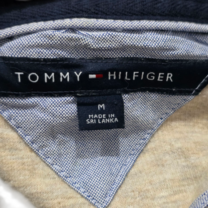 Sueter Tommy Hilfiger Mediana M Cafe Medio Cierre