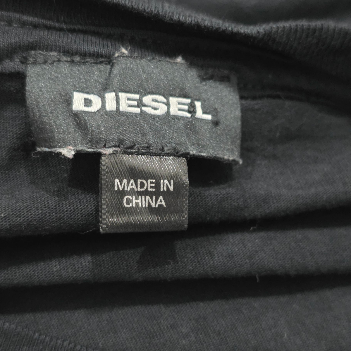 Playera Diesel Mediana M Negro Slimfit