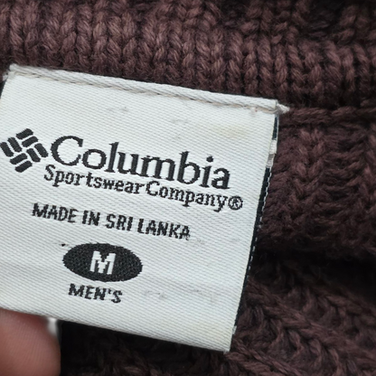 Sueter Columbia Mediana M Vino Cuello Redondo