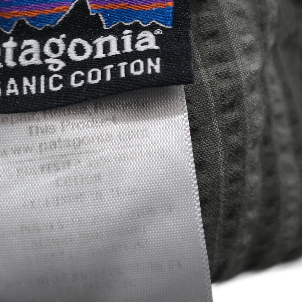 Bermuda Patagonia Talla 32 Cuadro Verde Grisaceo