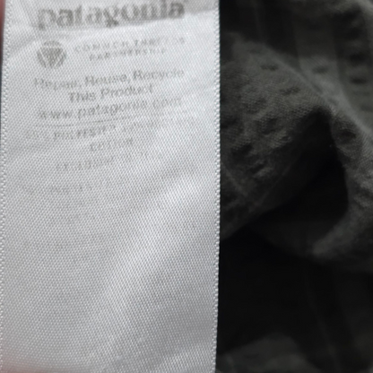 Bermuda Patagonia Talla 32 Cuadro Verde Grisaceo