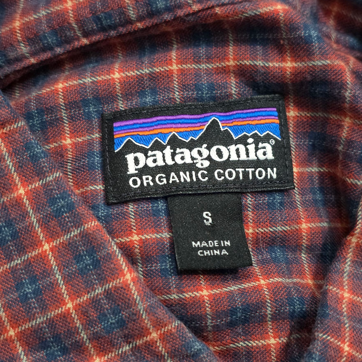 Camisa Patagonia Chico S Cuadro Azul