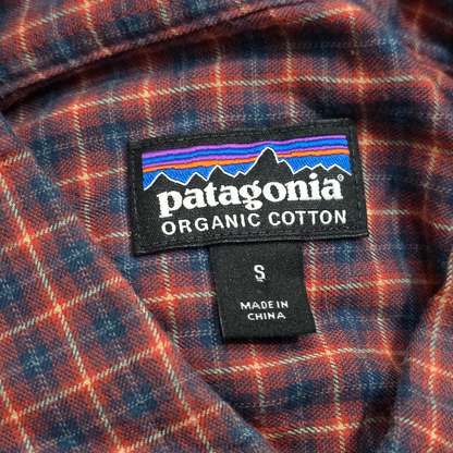 Camisa Patagonia Chico S Cuadro Azul