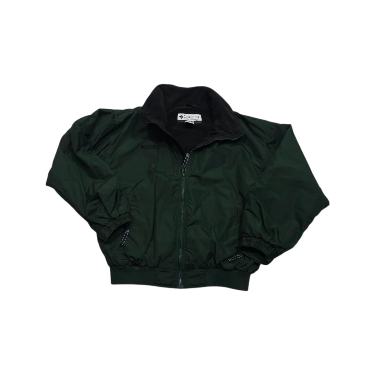 Chamarra Columbia Grande Verde Vintage Forro Polar