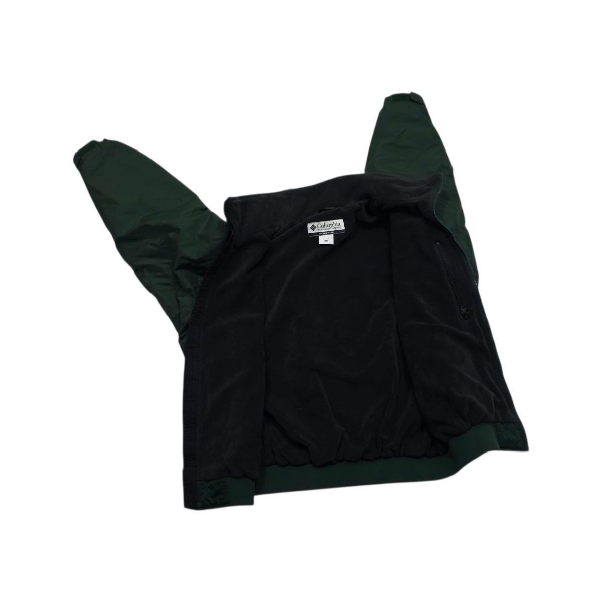 Chamarra Columbia Grande Verde Vintage Forro Polar