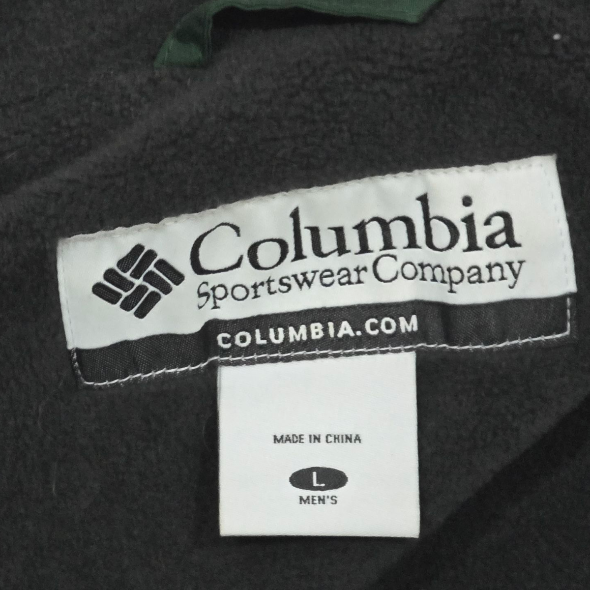 Chamarra Columbia Grande Verde Vintage Forro Polar