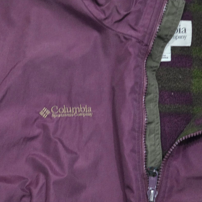 Chamarra Columbia Grande L Violeta Forro Vintage