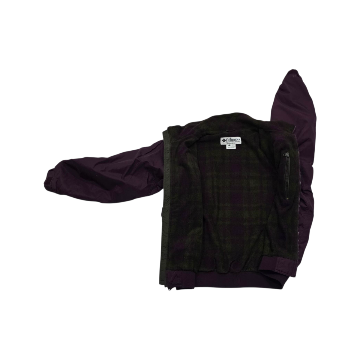 Chamarra Columbia Grande L Violeta Forro Vintage