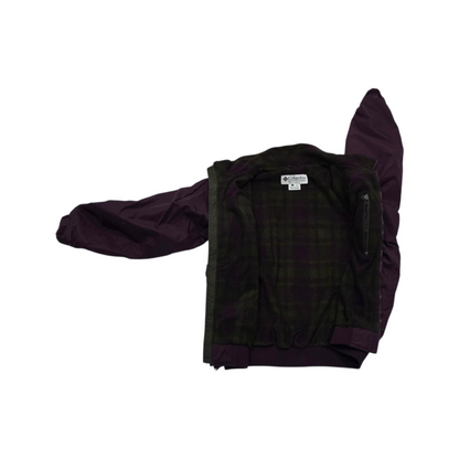 Chamarra Columbia Grande L Violeta Forro Vintage