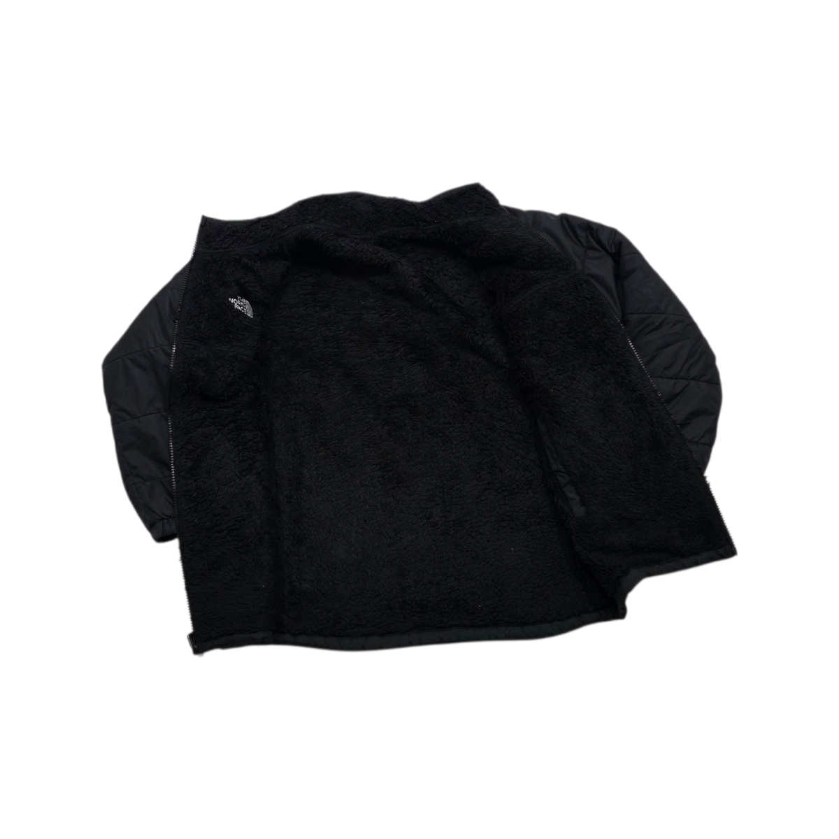 Chamarra The North Face Adolescente 14-16 Negro Forro (Usado)