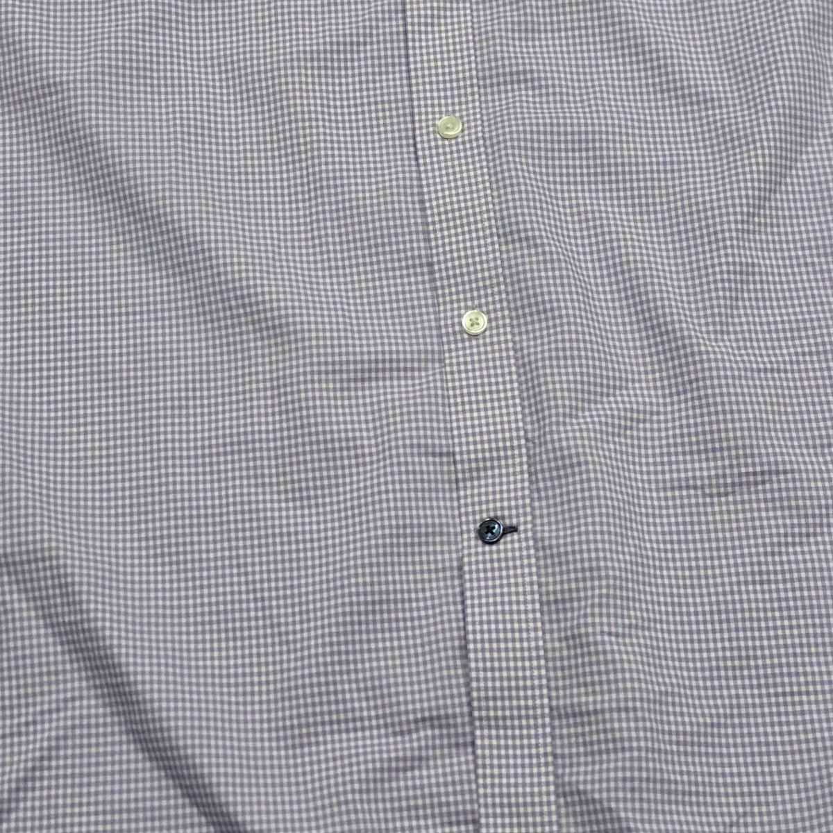 Camisa Tommy Hilfiger 2xl 18 36/37 Cuadro Morado