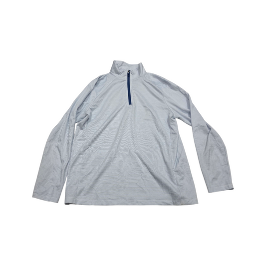 Sudadera Deportiva Vineyard Vines Grande L Blanca Con Lineas