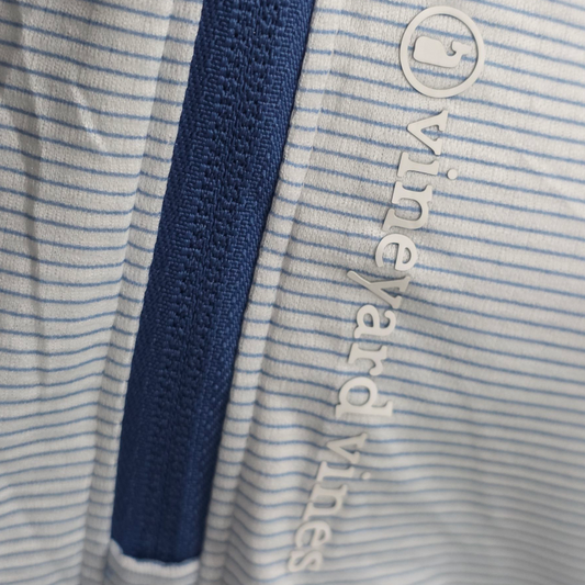 Sudadera Deportiva Vineyard Vines Grande L Blanca Con Lineas