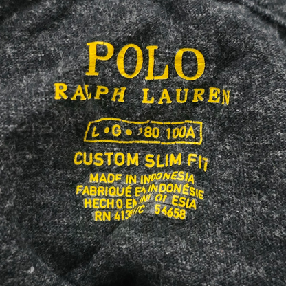 Playera Manga Larga Ralph Lauren Grande L Gris