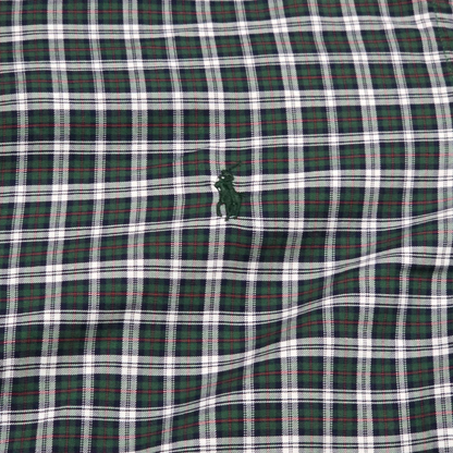 Camisa Ralph Lauren Mediana M Cuadro Verde Y Azul