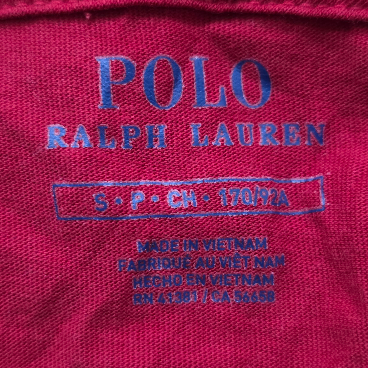 Playera Manga Larga Con Gorro Ralph Lauren Chico S Rojo