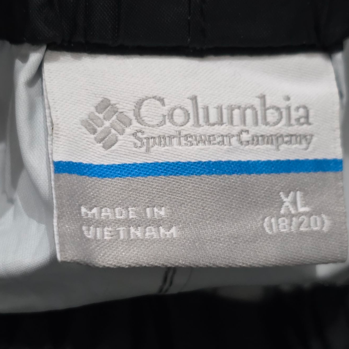 Pants Columbia Resistente Agua Adolescente Xl Negro