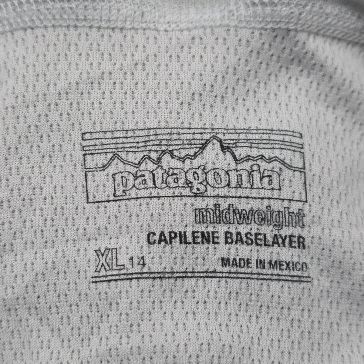 Playera Con Medio Cierre Patagonia Capilene Adolescente Xl