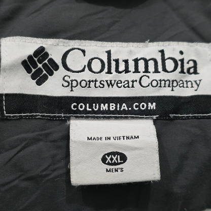 Chamarra Columbia 2xl Gris Con Gorro Resistente Agua