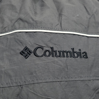 Chamarra Columbia 2xl Gris Con Gorro Resistente Agua