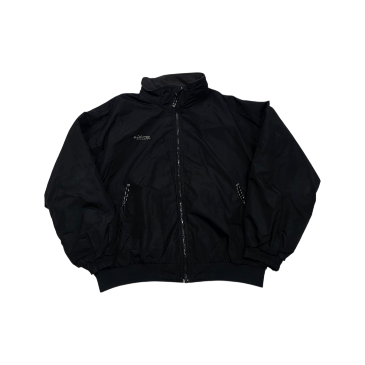 Chamarra Columbia Xgrande Xl Negro Resistente Agua Polar