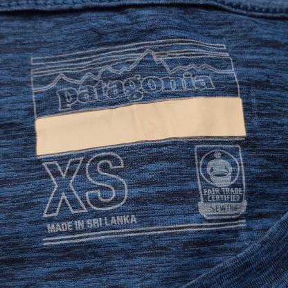 Playera Manga Larga Patagonia Xhico Xs Azul