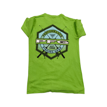 Playera Columbia Chico S Verde Pfg