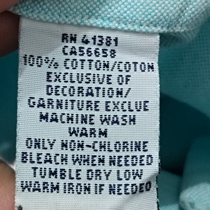 Camisa Ralph Lauren Mediana M Azul Menta Pony Colores