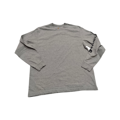 Playera Manga Larga Carhartt Grande L Original Fit Gris