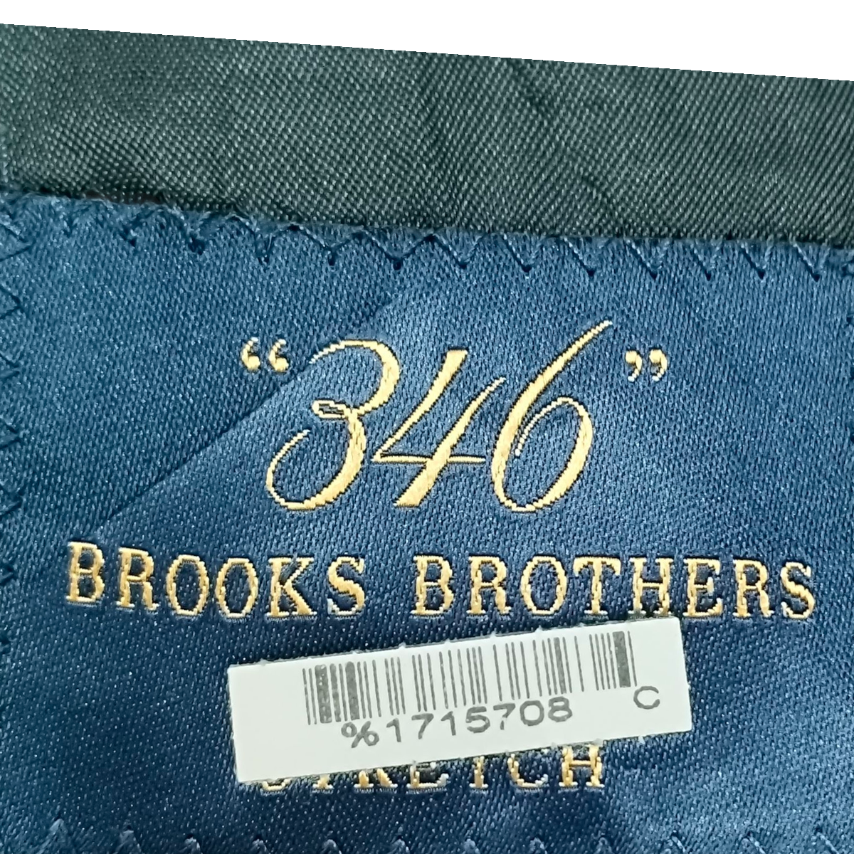 Saco Brooks Brothers 44r Negro