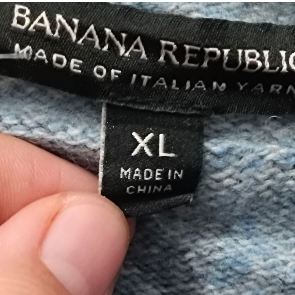 Sueter Banana Republic Xgrande Xl Azul Claro