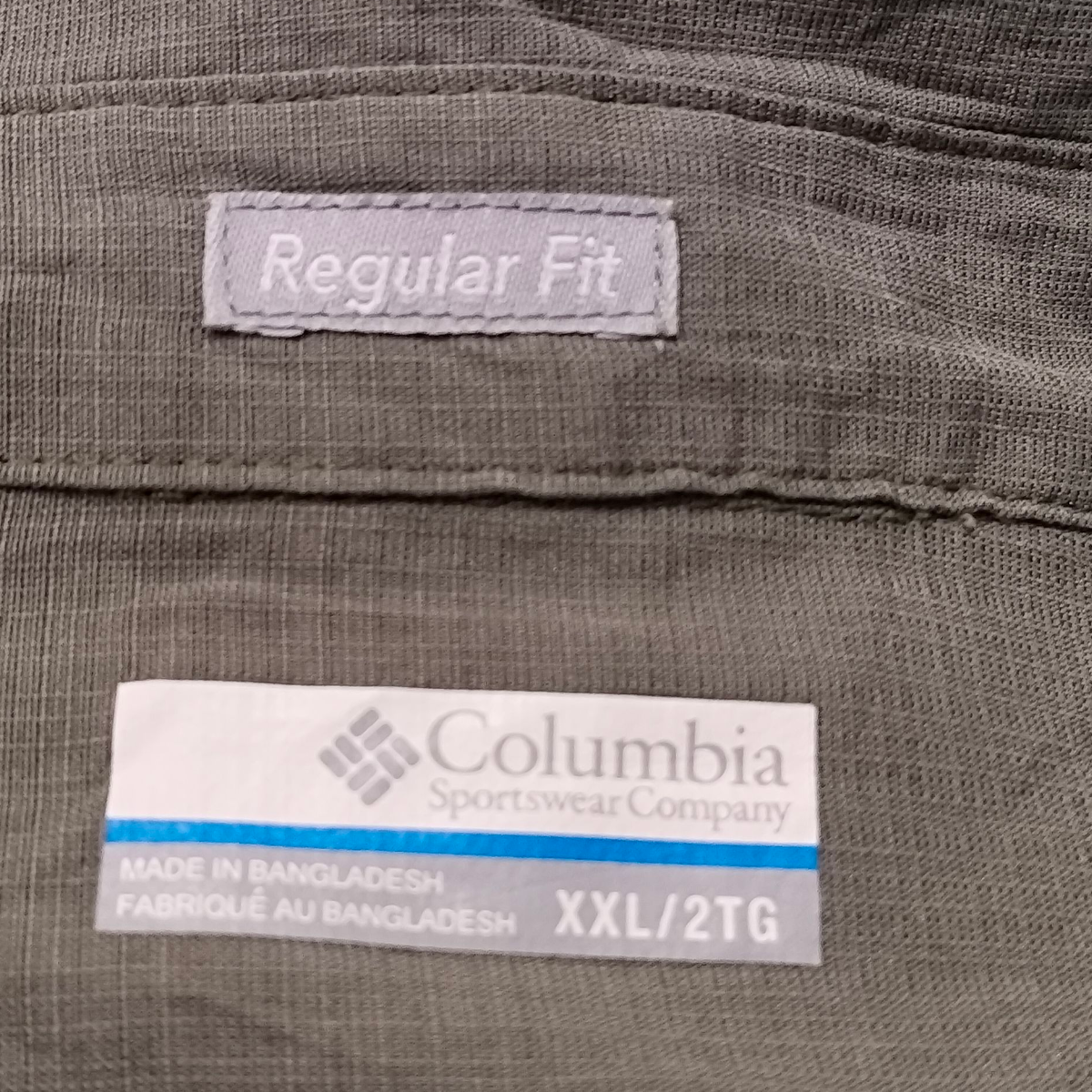 Camisa Columbia 2xl Regular Fit Verde