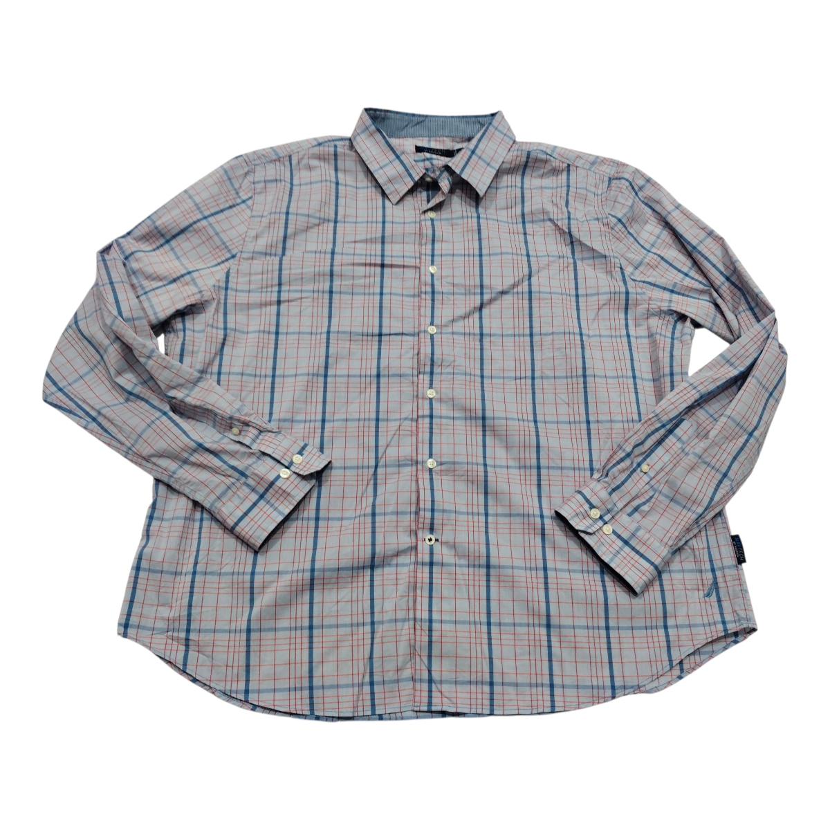 Camisa Nautica 3xl Navtech Azul Cuadro